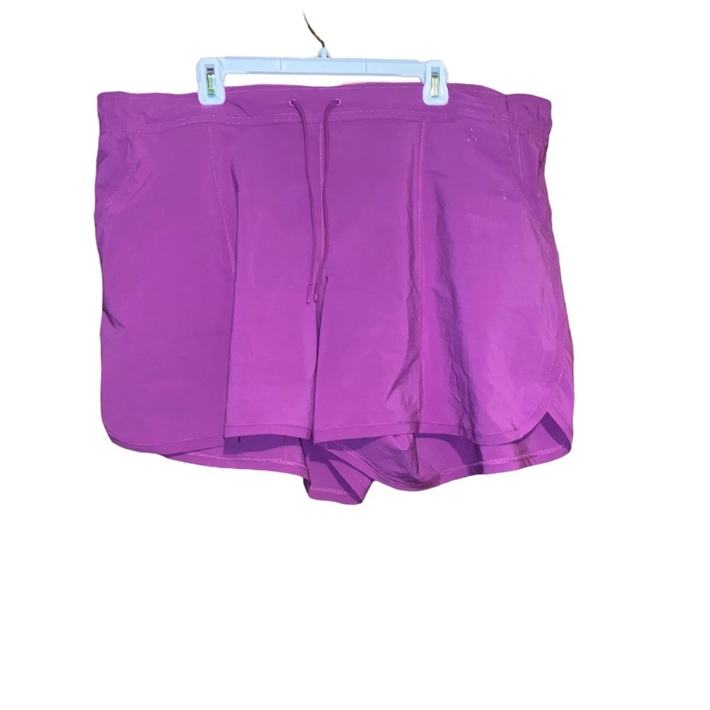 Lands end sport purple board shorts plus size 24W.